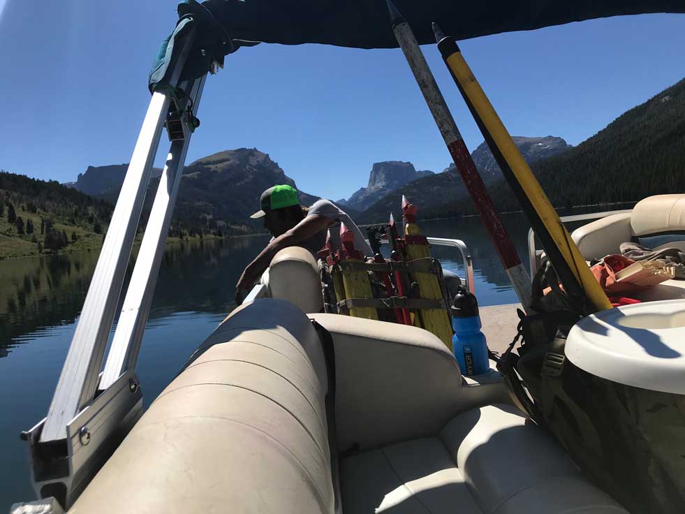 Man on a boat